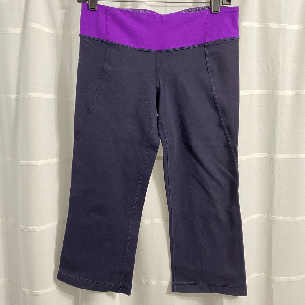 Lululemon crops 8 navy
